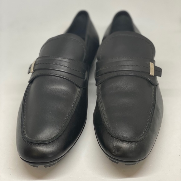 GUCCI MEN’S BLACK DRIVING SHOES SIZE 42 - Picture 4 of 8